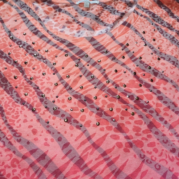 Charlotte Russe crop top sleeveless studded t-shirt, Size small - Picture 2 of 8